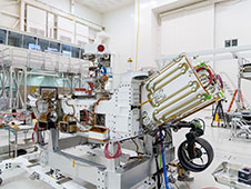 The electricity for NASA's Mars 2020 rover is provided by a power system called a Multi-Mission Radioisotope Thermoelectric Generator, or MMRTG.