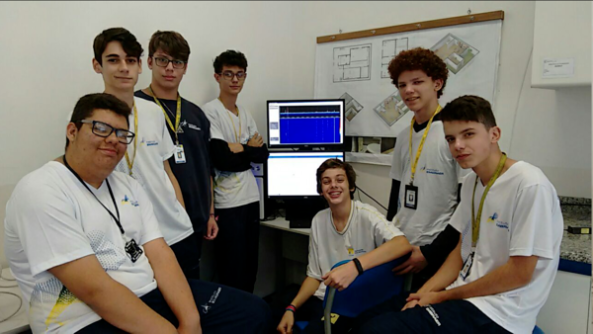 Students at Colégio Embraer Casimiro Montenegro Filho