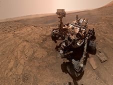 NASA's Curiosity rover took this selfie on Oct. 11, 2019