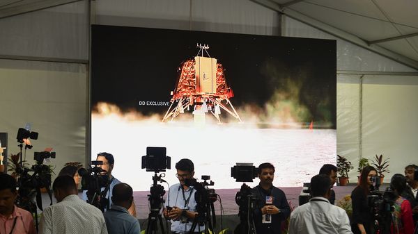 The India media covers the launch of the solar-powered rover Chandrayaan-2 in September. The goal was a moon landing, but the craft crashed. Another attempt to send a rover to the moon is underway.