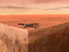 Artist's concept of NASA's InSight lander