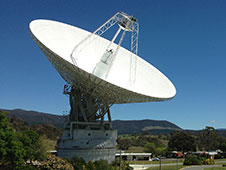 DSS43 is a 70-meter-wide (230-feet-wide) radio antenna at the Deep Space Network's Canberra facility in Australia