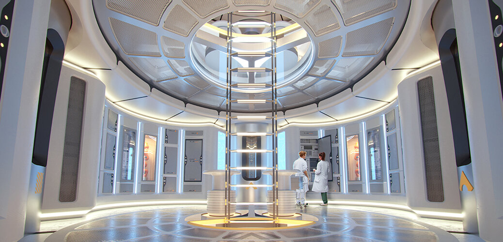 Lunar module interior