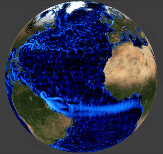 Ocean surface currents