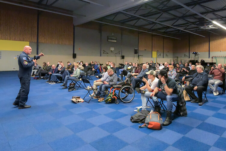 Visitors with disabilities at ESA Open Day