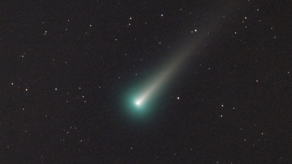 Comet Leonard shot from Savannah, Ga., between 5 a.m. and 6 a.m. on Wednesday.