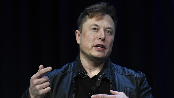 Tesla and SpaceX Chief Executive Officer Elon Musk speaks at the SATELLITE Conference and Exhibition in Washington, D.C., on March 9, 2020.