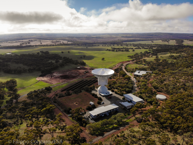ESA's 35 m deep-space antenna in New Norcia