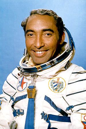 Cuban cosmonaut Arnaldo Tamayo Méndez