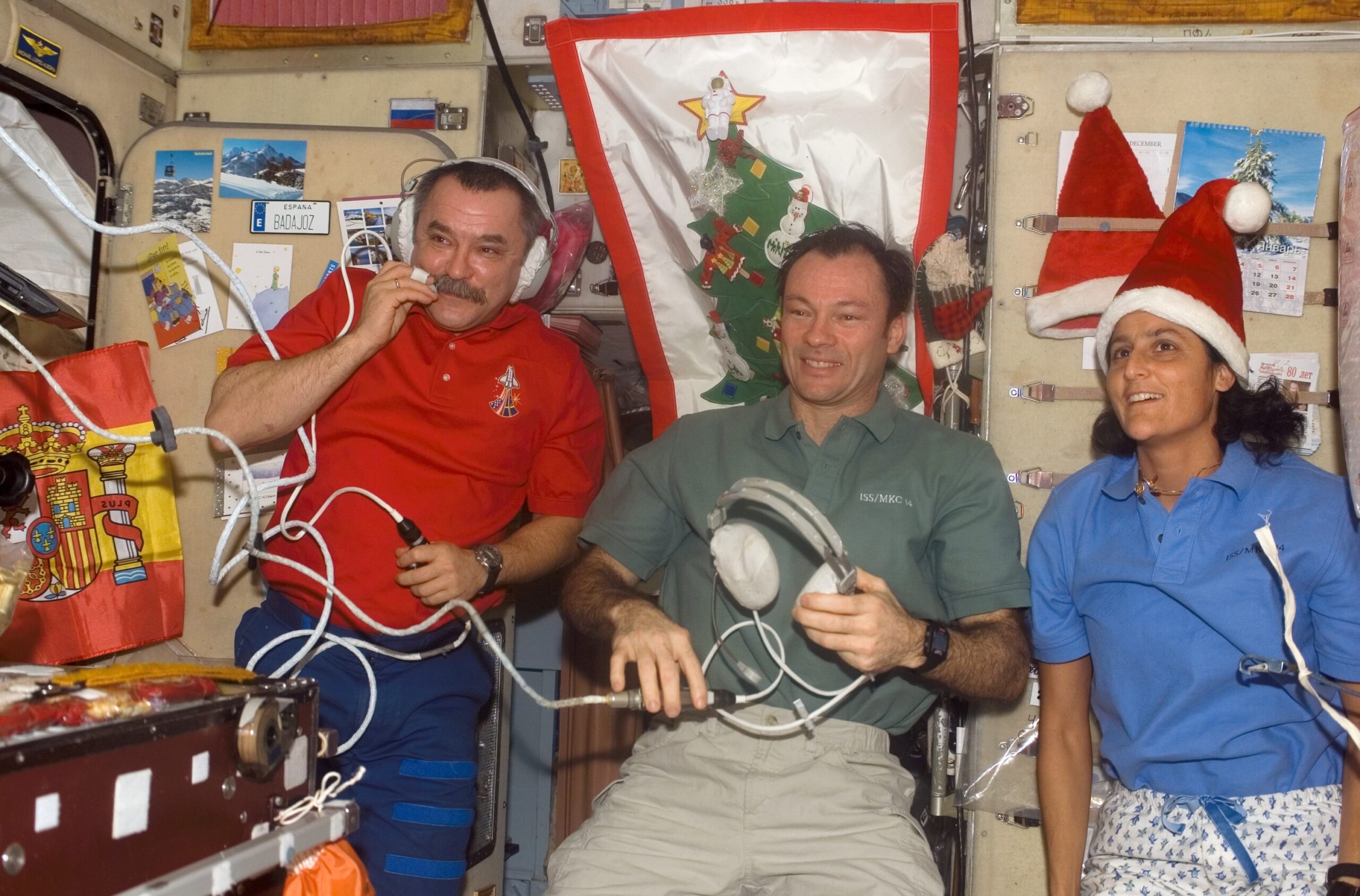 Celebrating the holidays aboard the space station