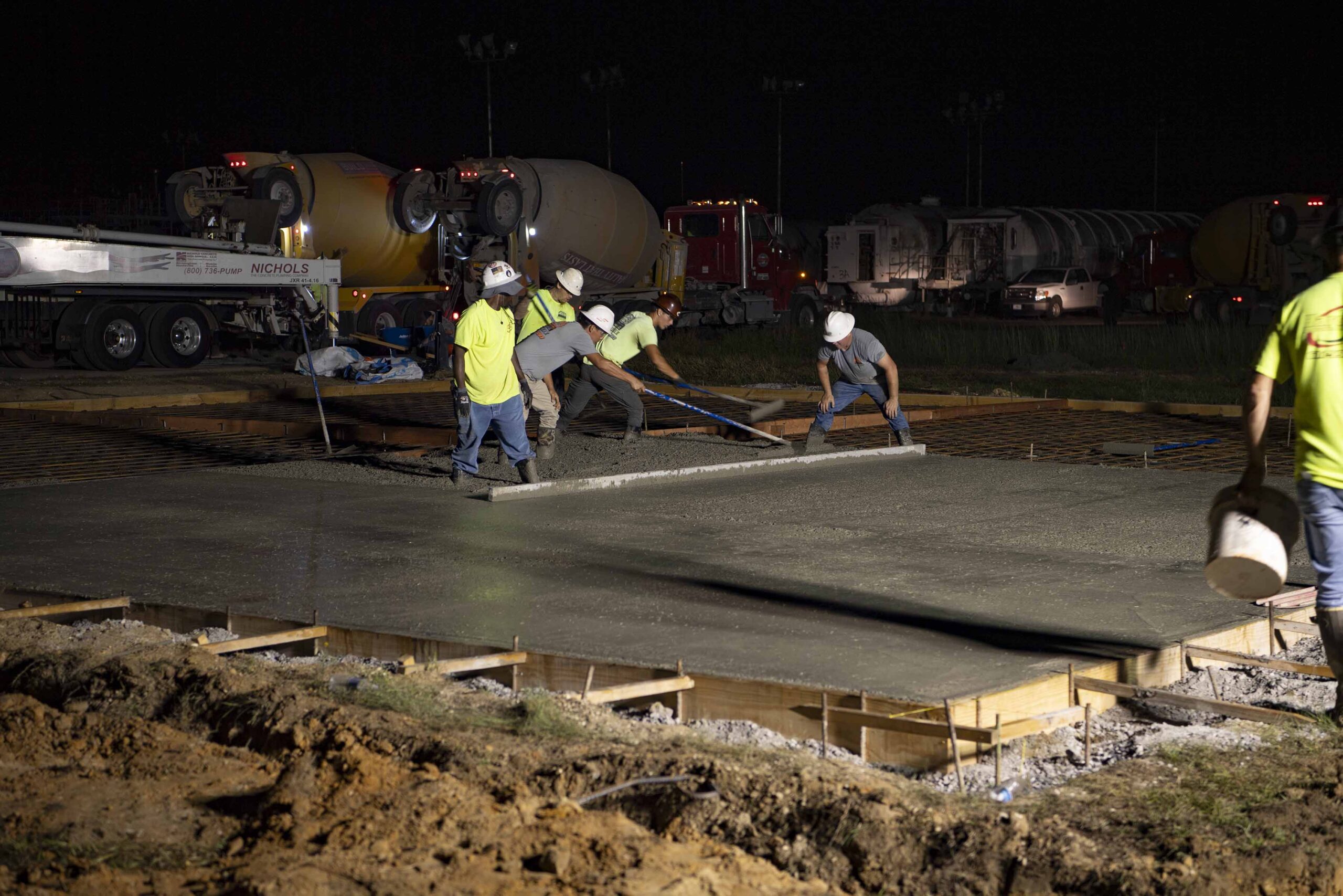 The ground is being prep for new test area at Stennis Space Center.