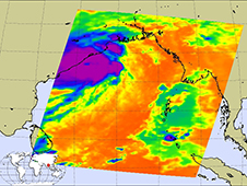 Airs image of cyclone