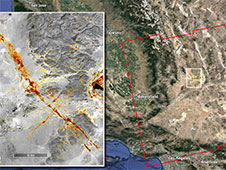 map of earthquake damage in Southern California