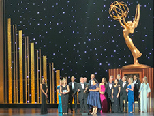 Team members at the 2019 Creative Arts Emmy Awards