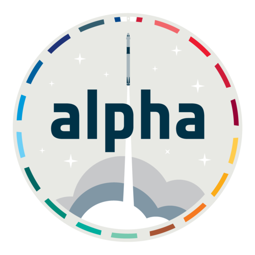 Mission patch for ESA astronaut Thomas Pesquet's Alpha mission