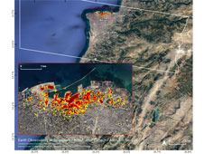 ARIA Damage Map: Beirut Explosion Aftermath