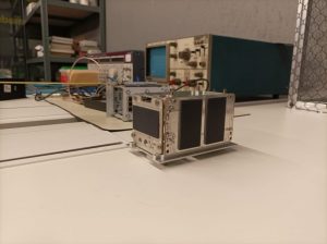 URESAT-1 engineering prototype with another GENESIS prototype behind it
