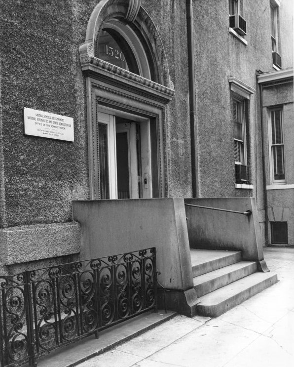 The main entrance to the Dolley Madison House